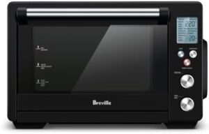 Breville All-in-One Compact Air Fryer Oven, Matte Black, LOV660MTB in use