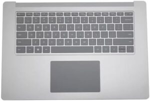 Palmrest Keyboard Touchpad Keyboard for Microsoft Surface Laptop 3/4/5 13.5" Silvery Keyboard
