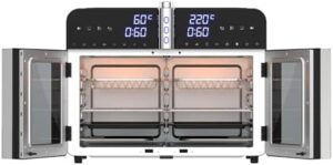 Cobuy Air Fryer Oven 36L with 360° rotisserie and French doors