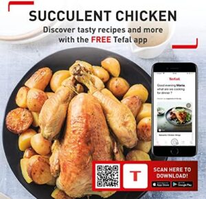 Tefal Easy Fry 9-in-1 Air Fryer Oven, Grill, and Rotisserie with 8 Programs - Black FW501