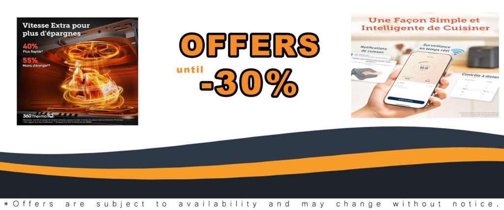 COSORI Smart Air Fryer Oven Dual Blaze 6.4L, featuring dual heating elements, 12 cooking functions, and a sleek design