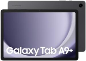 Samsung Galaxy Tab A9+ WiFi Tablet, 128GB, Unlocked, Graphite - Front View  