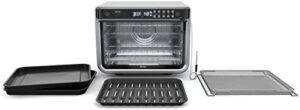 Ninja DT251 Foodi 10-in-1 Smart XL Air Fry Oven with 6 trays and recipe guide in silver