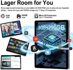Veidoo 13 Inch Android Tablet with 2K Display and Octa-Core Processor