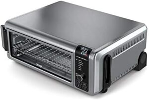 Ninja Foodi Mini Oven [SP101UK] 8-in-1 Flip Mini Oven, Air Fry, Bake, Grill, Silver