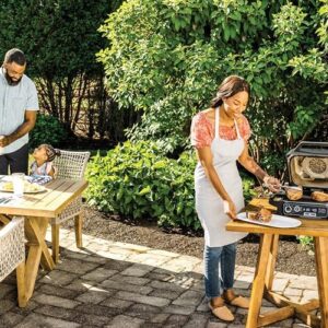 Ninja Woodfire 7-in-1 Electric BBQ Grill & Smoker in Cool Grey  