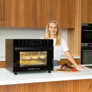 Kitchen Couture Air Fryer with LED Display, 45 Litre Capacity, Black – Perfect for Healthier Cooking