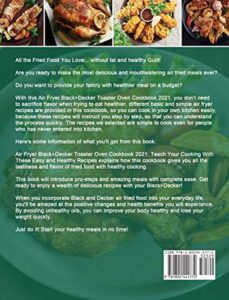 Air Fryer Black+Decker Toaster Oven Cookbook 2021 featuring tasty and healthy recipes