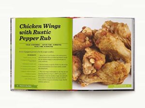 Air Fryer Chicken Wings cookbook with over 100 recipes for crispy, flavorful wings