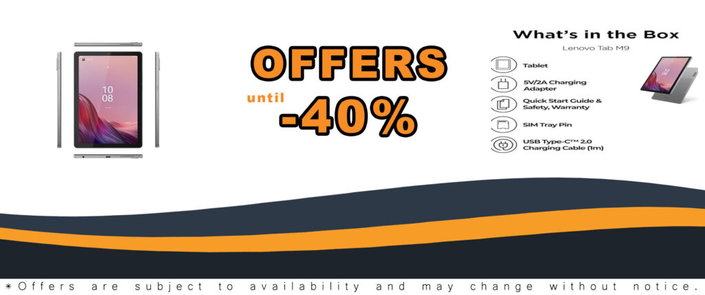 Lenovo Tab M9 MTK G80 3G 32GB + Case - Affordable tablet with durable case and reliable performance
