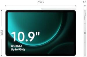 Samsung Galaxy Tab S9 FE 5G Tablet with S Pen and Smooth Display