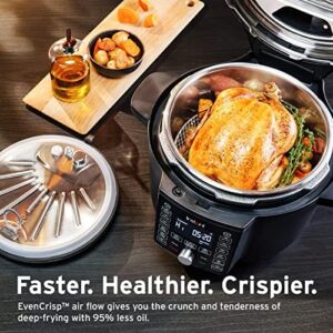 Instant Pot Duo Crisp with Ultimate Lid, 7-in-1 multi-cooker, black color