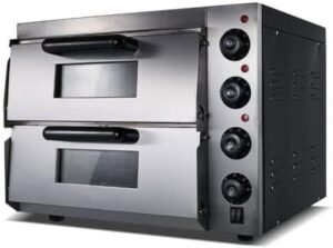 220V/3KW Commercial Electric Baking Oven baking pizza, cake, and bread
