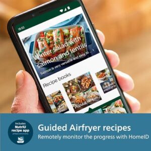 Philips 5000 Series XXL Connected Airfryer with Rapid Air Technology and Large Capacity