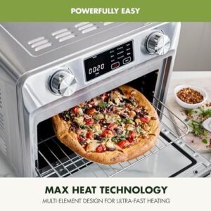 GreenPan Bistro 9-in-1 Air Fry Oven with Nonstick Baking Pan and Stainless Steel Rack