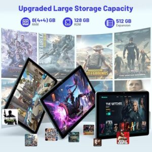 AQHH 10.1 Inch Android Tablet with Android 13, 6800 mAh battery, dual cameras, and more  