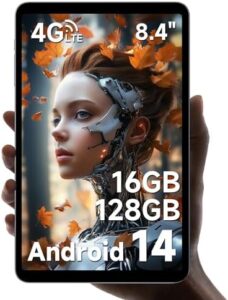 ALLDOCUBE Android 14 Tablet with 8.4-inch FHD display and MediaTek G99 chipset