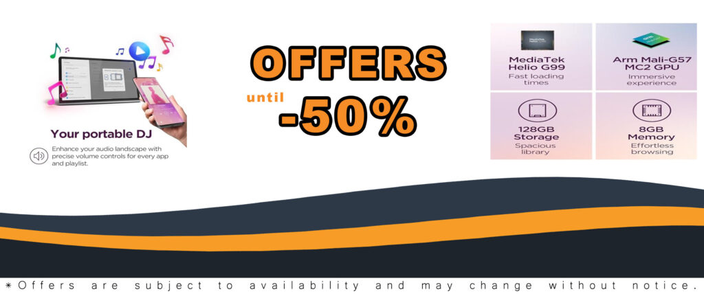 Lenovo Tab Plus 2024 - Premium tablet with 2K LCD display, 8 JBL® speakers, and Luna Grey color