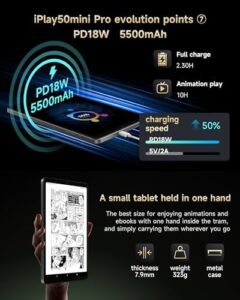 ALLDOCUBE iPlay60 Mini Turbo Tablet 8.4 Inch Android 14 with Snapdragon 6 Gen1 chipset and 16GB RAM