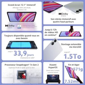 Xiaomi Redmi Pad Pro 6+128 Graphite Grey with stunning 2.5K AMOLED display