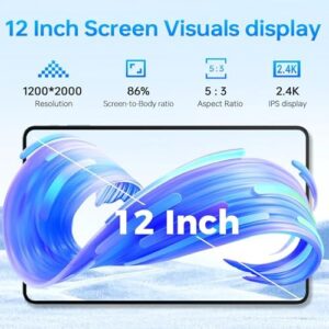 OUKITEL OT5S Tablet with 12-inch 2K Display and 24GB RAM  