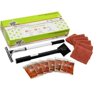 Scotch-Brite Quick Clean Griddle Cleaning System Starter Kit 710 - Best Griddle Cleaner for Fast and Easy Cleaning