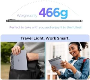 UGEE Pad Drawing Tablet with 2K Ultra HD display and Android 14, showcasing a vibrant design for digital artists