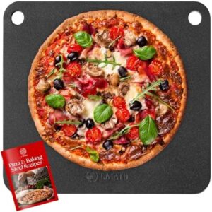 UMAID Pizza Steel for Oven & Grill, 16" x 13.4", High Heat Conductivity for Perfect Pizza  