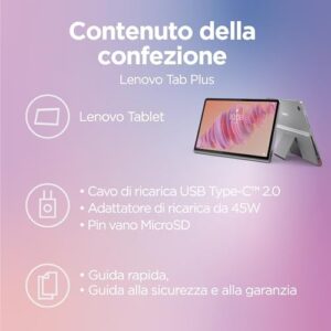 Lenovo Tab Plus 11.5 Inch Tablet with 2K Display and Stylus Pen Included