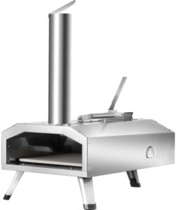 VEVOR Portable Outdoor Oven, 12-inch pizza oven, camping pizza oven, stainless steel pizza grill