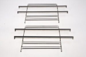 Bosch 00708430 708430 HEZ338357 Full Extension Extension for Oven Right and Left – Close-up of full extension rails installed in a Bosch oven
