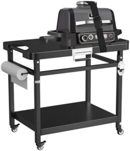 LS'BABQ Grill Stand for Ninja Woodfire Grill and Smoker – Foldable, Durable, and Mobile