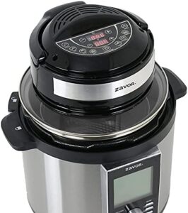 Zavor 8 in 1 Air Fryer Lid for 6Qt & 8Qt Stovetop Pressure Cookers with Accessories  
