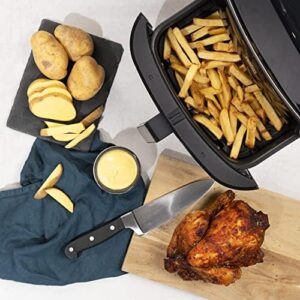 Princess 2-in-1 Steam Oven & Aerofryer - Black, Large Capacity, Touch Screen