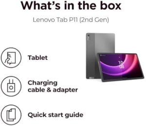 Lenovo Tab P11 (2nd Gen) tablet with 11.5-inch IPS display, Android 12L, and 128GB storage  