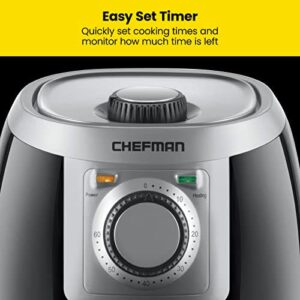 CHEFMAN Small, Compact Air Fryer with Nonstick Basket and Adjustable Temperature Control