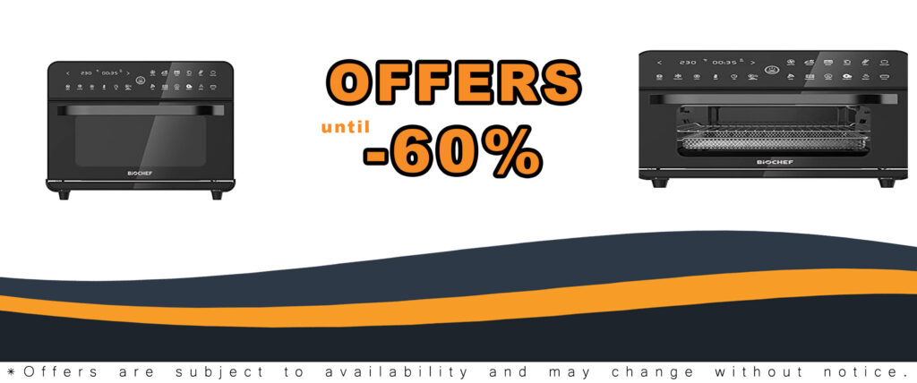 BioChef Air Fryer Multi Oven with 25L Capacity and Smart Presets