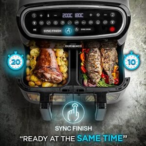Duronic AF34 Airfryer with dual drawers and viewing window  