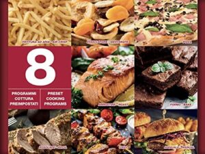 BEPER CUCINOTTO Multifunction Grill and Air Fryer with 8 Programmes - Air Fryer, Barbecue, Oven, Cooking Plate and Dehydrator