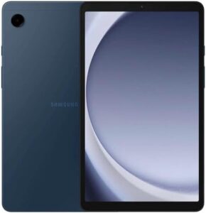Samsung X216 Galaxy Tab A9+ 128GB/8GB RAM 5G Navy on display with vibrant screen