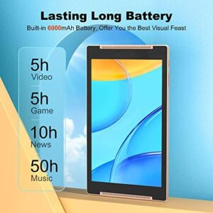 10.1 Inch Android Tablet with Stand - HD IPS Display, 12GB RAM, and Expandable Storage