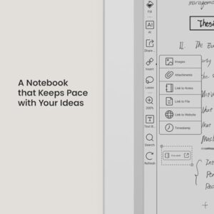 BOOX Tablet Note Max 13.3 B/W ePaper Notebook with high-resolution Carta 1300 display