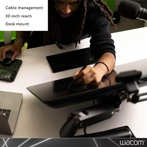 Wacom Flex Arm (ACK62803K) adjustable stand for Wacom tablets with flexible design and sturdy build.