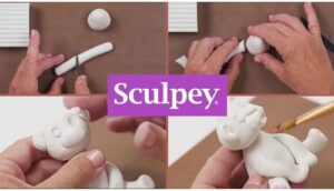 Sculpey Original Art Clay, 24-Pound, White package with an easy-to-use texture for sculpting