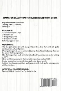 Hamilton Beach Toaster Oven Cookbook, Quick and Easy Recipes, Delicious Meals  