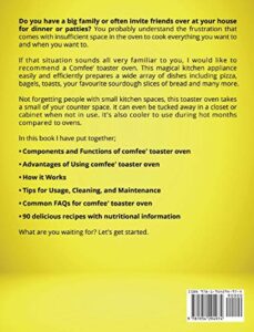COMFEE' Toaster Oven Cookbook for Beginners: Tasty and Easy Recipes for Your Toaster Oven  