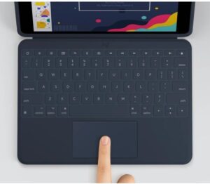 Logitech Rugged Combo 3 keyboard case for iPad 7th and 8th generation – durable protection and built-in keyboard  