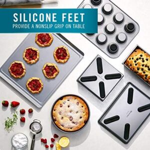 Calphalon Nonstick Bakeware Set - 6-piece set including cookie sheet, cake, brownie, loaf, and muffin pans