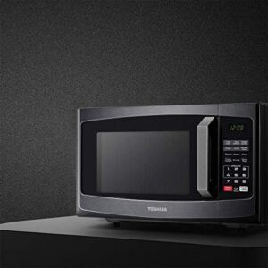 Toshiba 800W 23L Microwave Oven with Digital Display, Auto Defrost, and Easy Clean