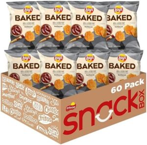 Lay's Oven Baked Barbecue Flavored Potato Crisps 0.875 oz Pack of 60